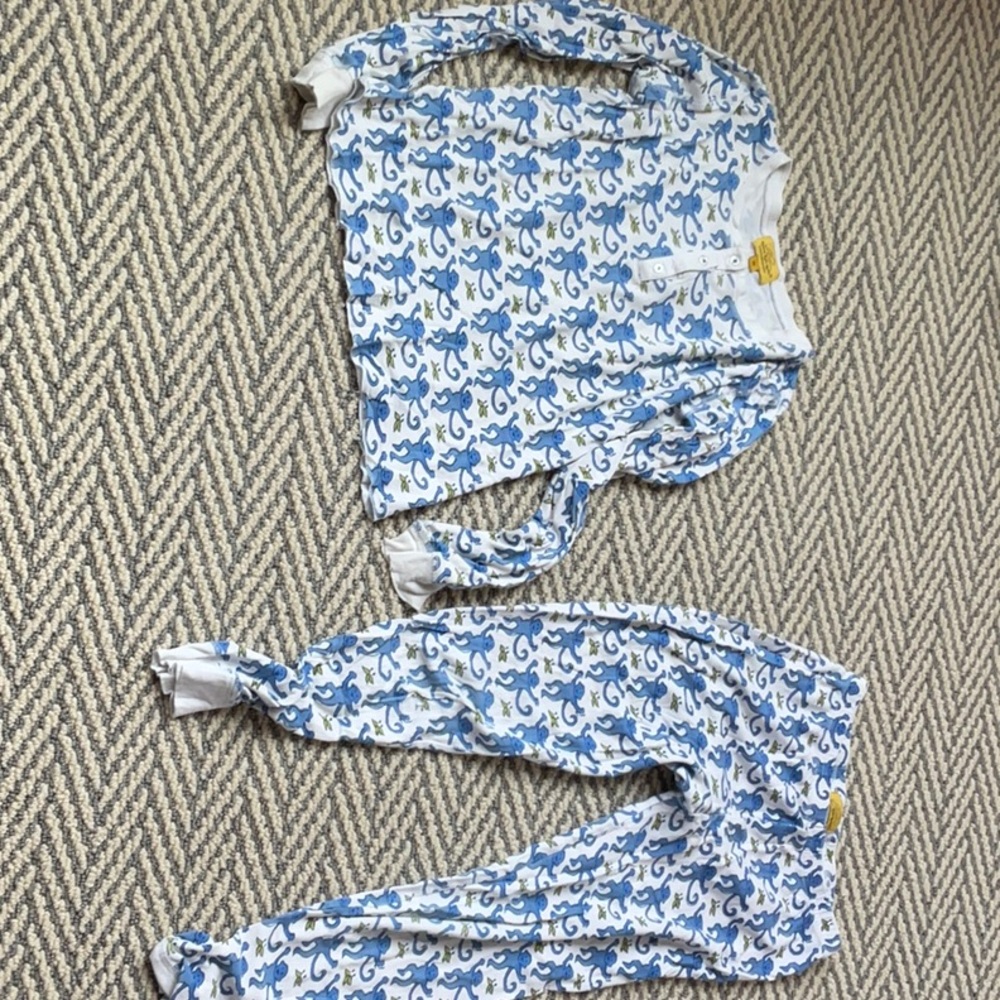 Roberta Roller Rabbit Blue and White Kids Matching Set